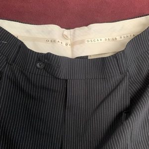 Oscar De La Renta Pinstripe Trousers